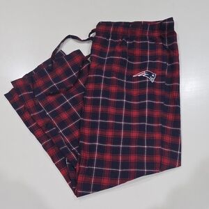 NEW ENGLAND PATRIOTS|NFL Team Apparel Flannel Pants|Draw Waist|Size Men's XXL